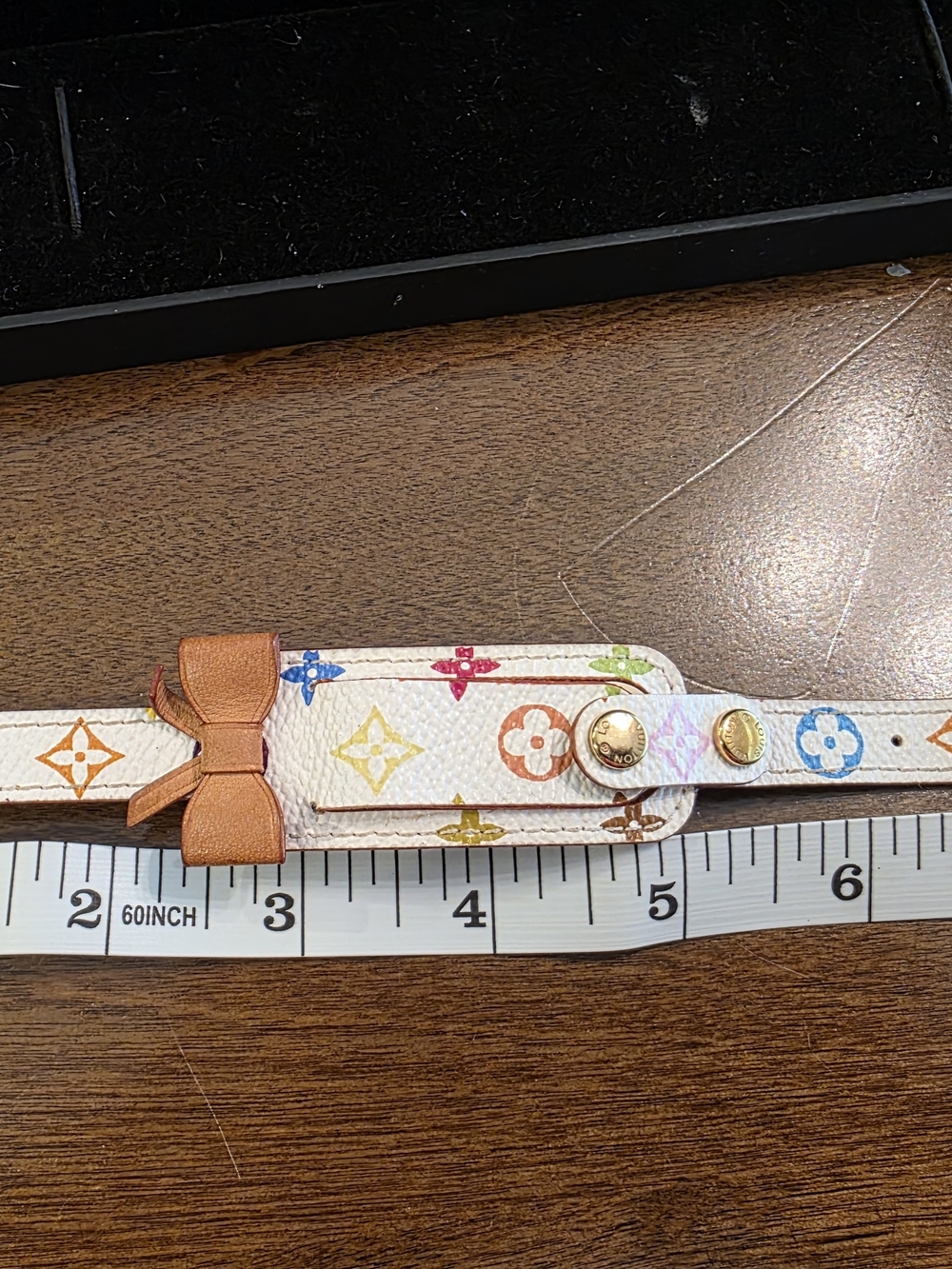 Louis Vuitton Takashi Murakami Multicolor Monogram ID Bracelet Authentic - Picture 8 of 9